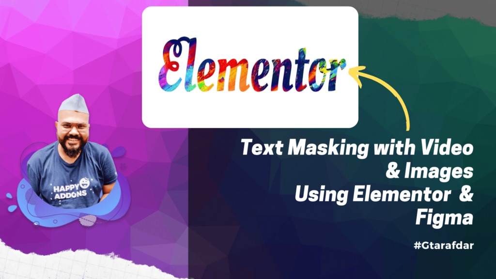 Text Masking with elementor