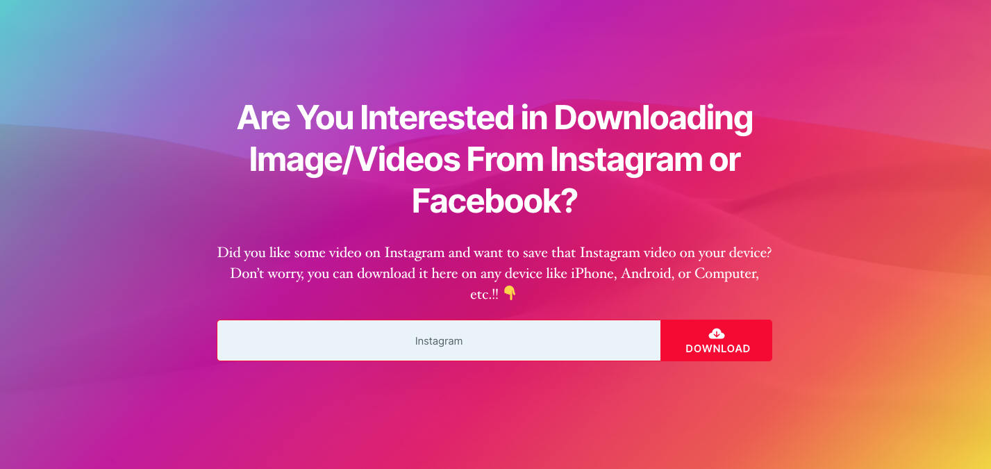 how to download instagram videos on computer
